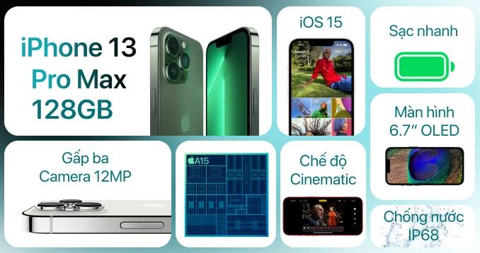 iPhone 13 Pro Max 128GB | Chính hãng VN/A