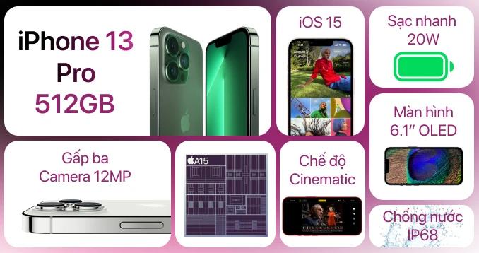 iPhone 13 Pro 512GB | Chính hãng VN/A