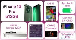 iPhone 13 Pro 512GB | Chính hãng VN/A