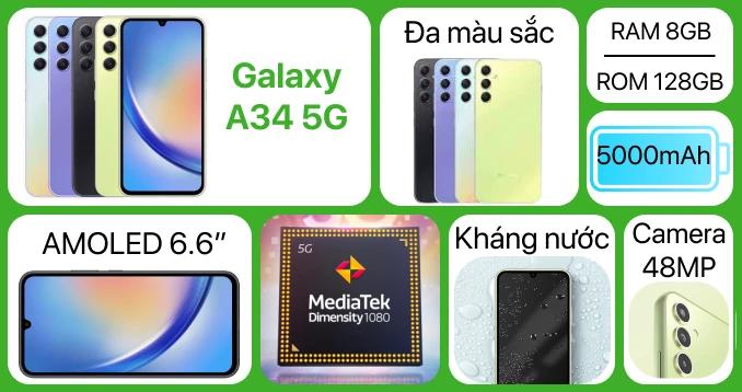 Samsung Galaxy A34 5G 8GB 128GB