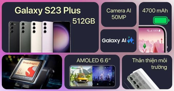 Samsung galaxy S23 Plus 8GB 512GB