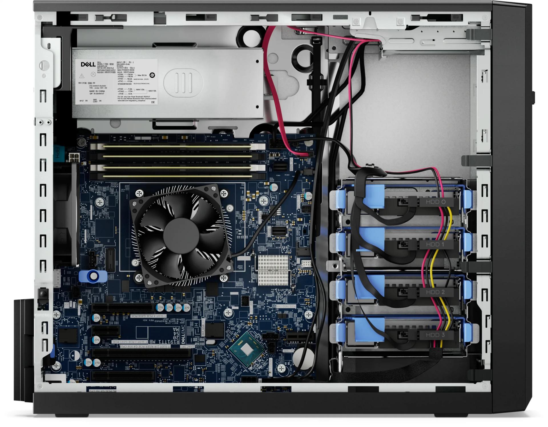 Máy Chủ Dell PowerEdge T150 – 4×3.5″ Cabled/No Perc (E-2324G) 16GB