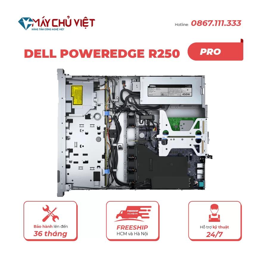 Máy Chủ Dell PowerEdge R250 – 4×3.5″ HP/Perc (E-2324G)