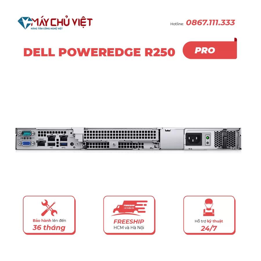 Máy Chủ Dell PowerEdge R250 – 4×3.5″ HP/Perc (E-2324G)