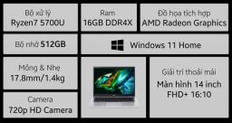 Laptop Acer Aspire 3 A314-42P-R3B3 NX.KSFSV.001